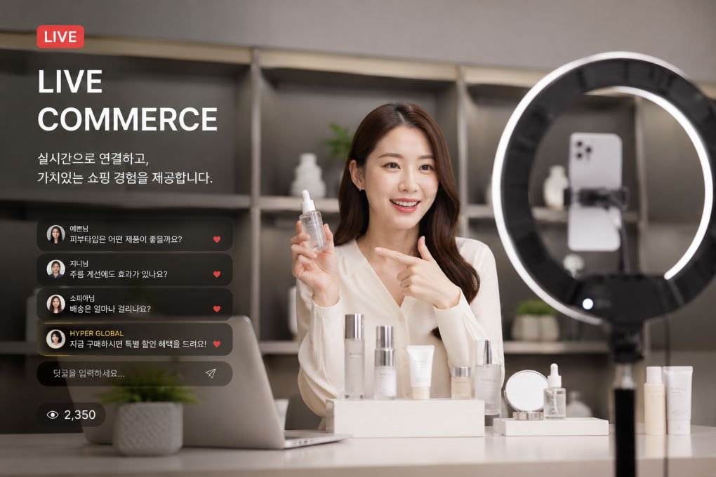 Live commerce studio